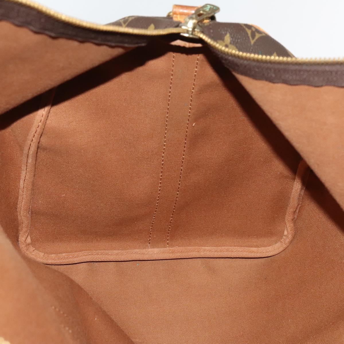 LOUIS VUITTON Monogram Keepall Bandouliere 55 Boston Bag M41414 LV Auth 120506