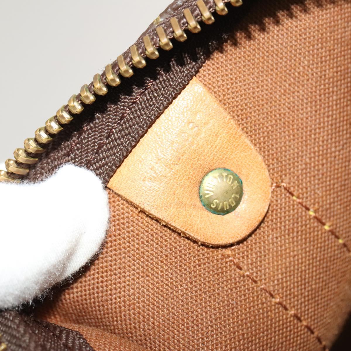 LOUIS VUITTON Monogram Keepall Bandouliere 55 Boston Bag M41414 LV Auth 120510