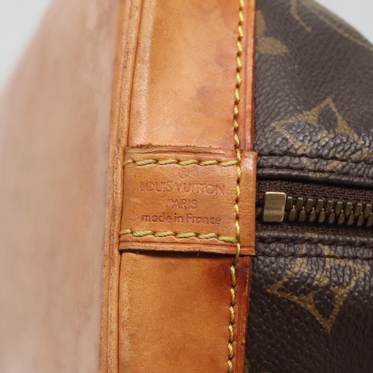 LOUIS VUITTON Monogram Alma Hand Bag M51130 LV Auth 120536