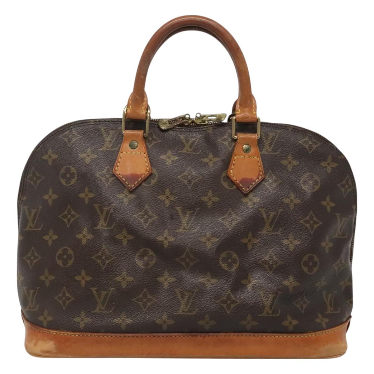 LOUIS VUITTON Monogram Alma Hand Bag M51130 LV Auth 120536
