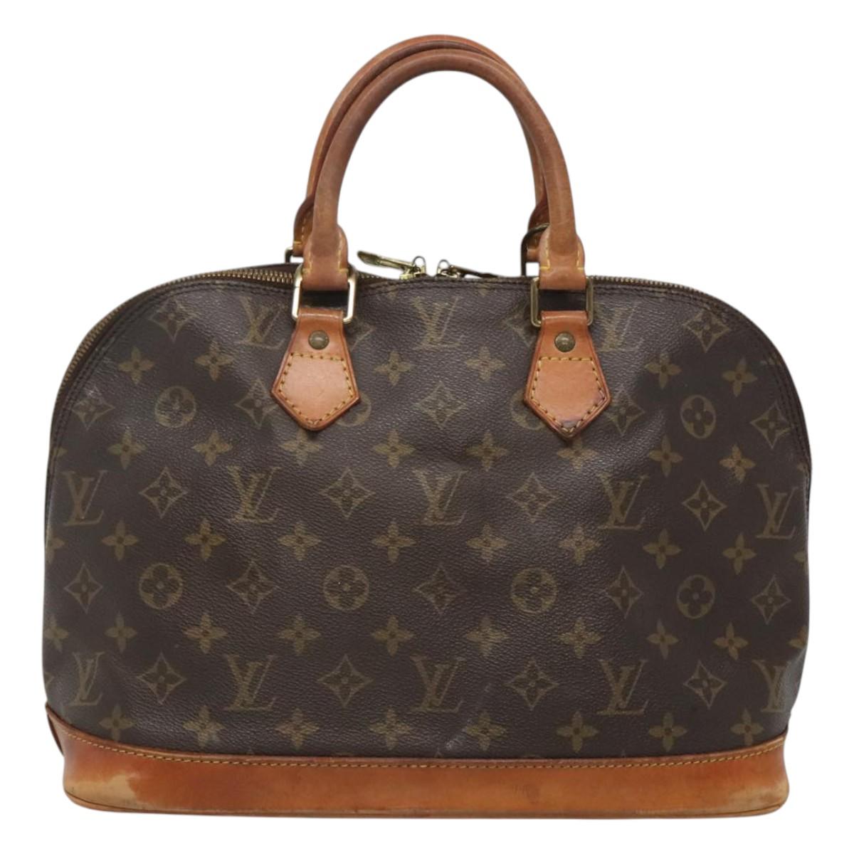 LOUIS VUITTON Monogram Alma Hand Bag M51130 LV Auth 120536