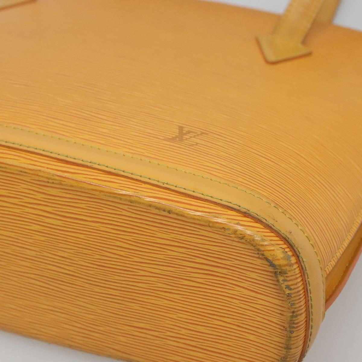 LOUIS VUITTON Epi Lussac Shoulder Bag Yellow M52289 LV Auth 120547