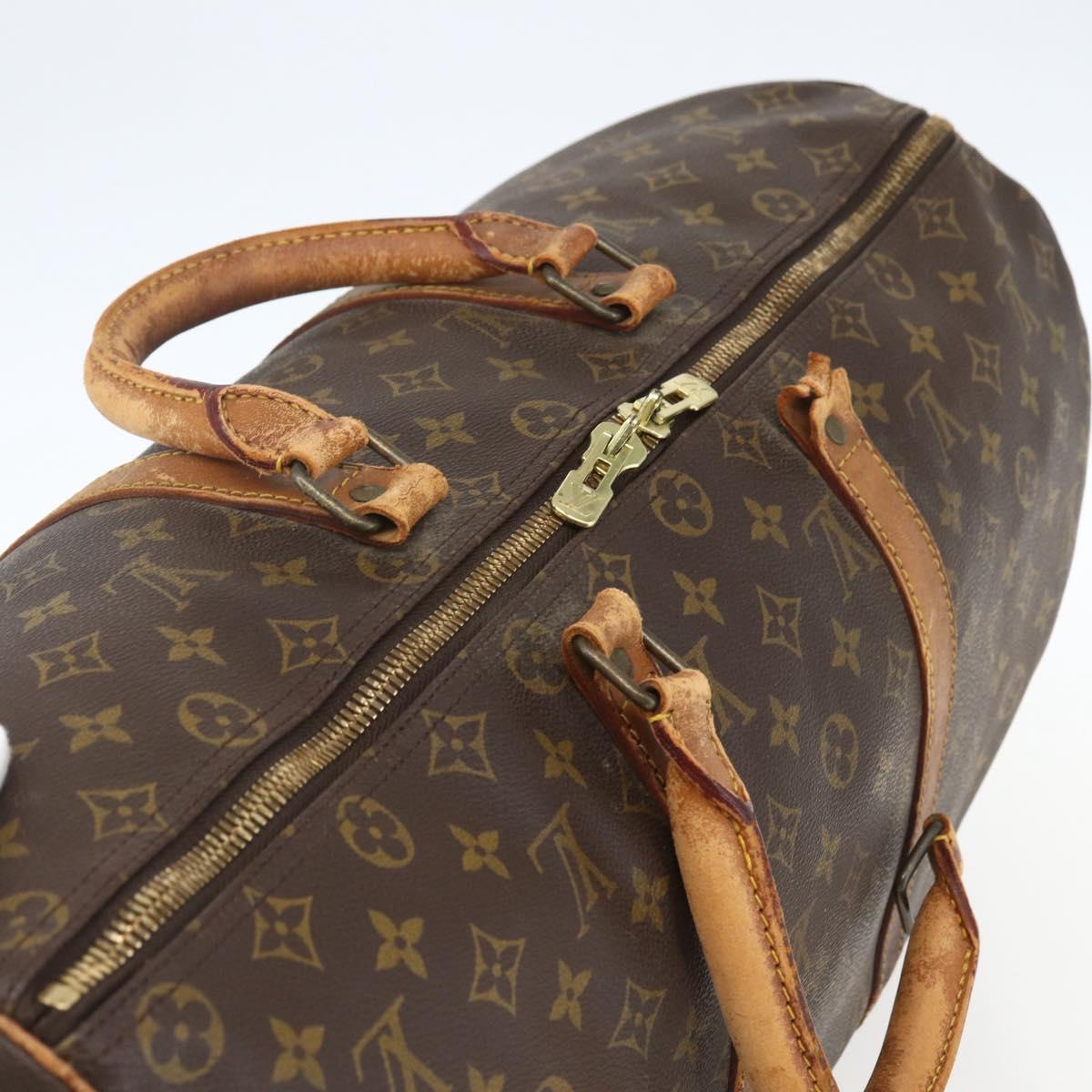 LOUIS VUITTON Monogram Keepall 50 Boston Bag Vintage M41426 LV Auth 120575