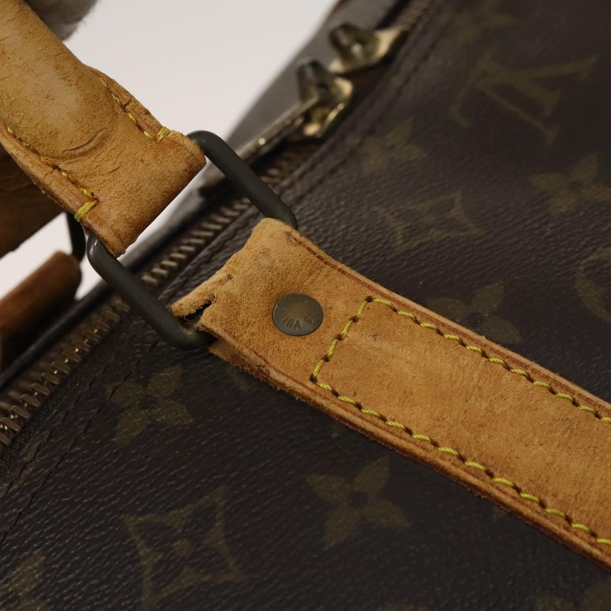 LOUIS VUITTON Monogram Keepall 60 Boston Bag M41422 LV Auth 120577