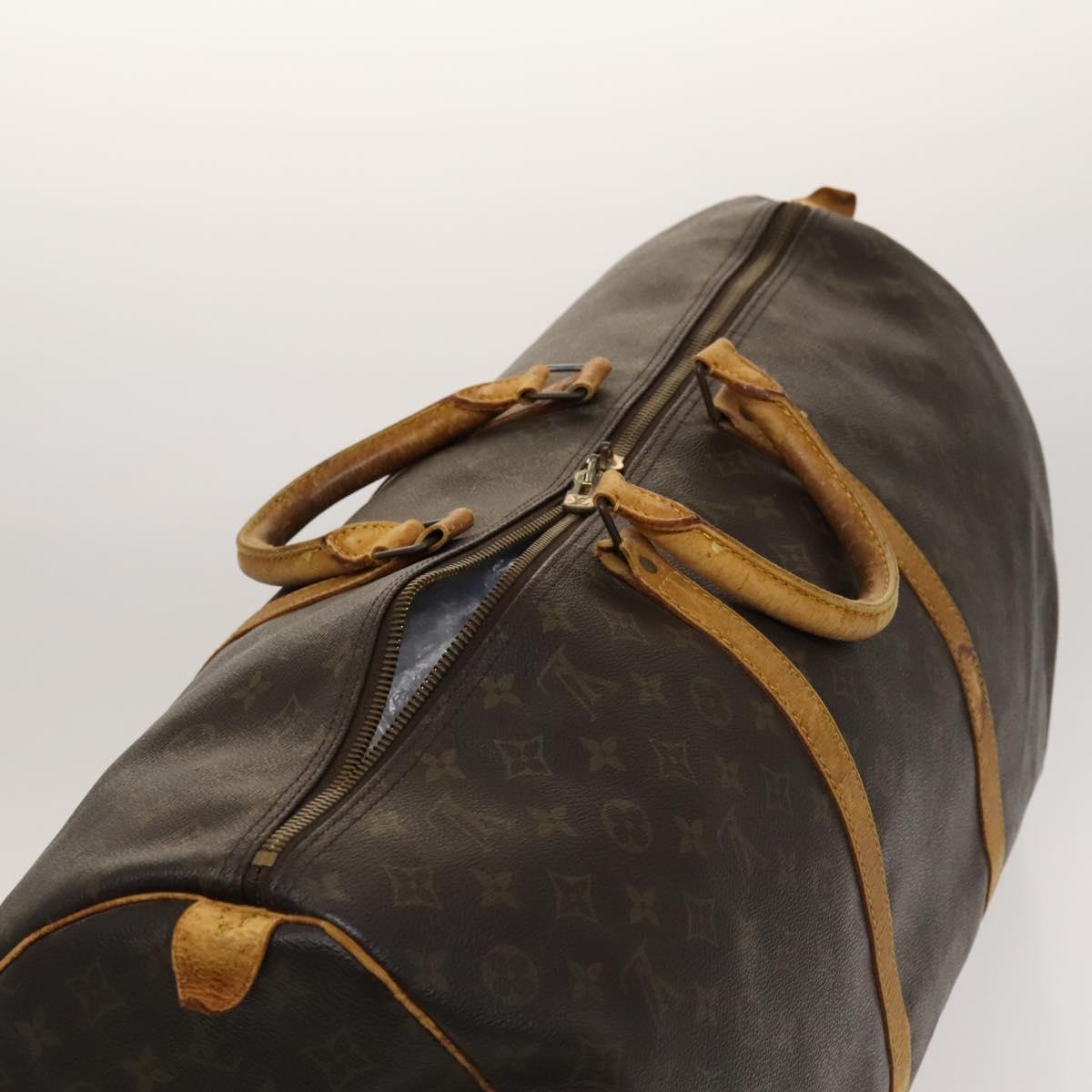 LOUIS VUITTON Monogram Keepall 60 Boston Bag M41422 LV Auth 120577