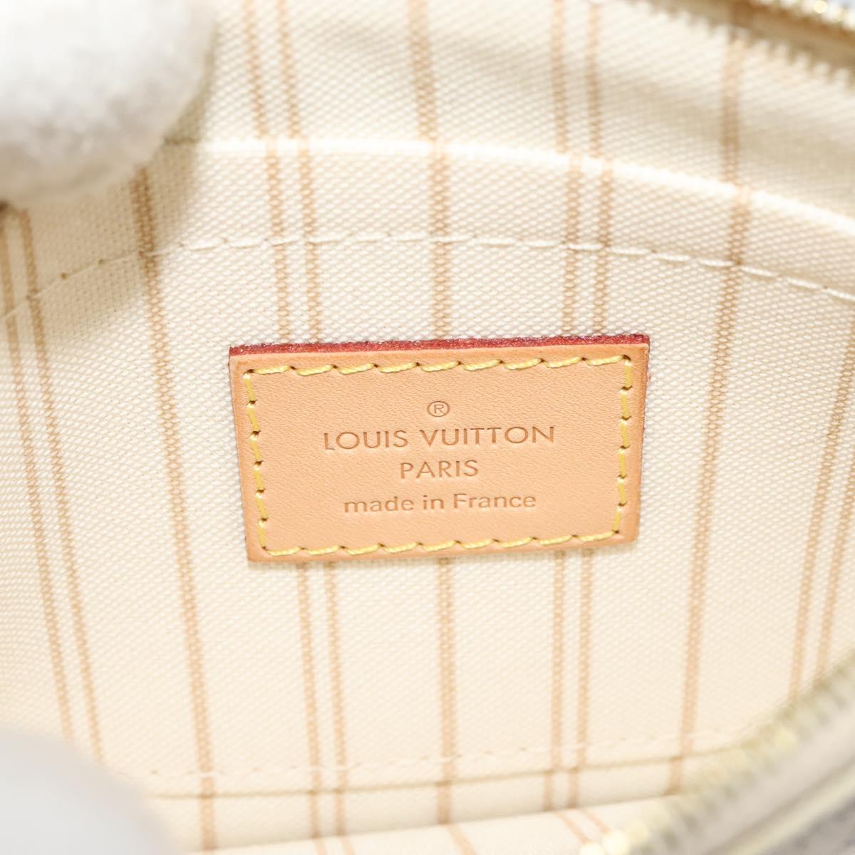 LOUIS VUITTON Damier Azur Neverfull PM Tote Bag N41362 LV Auth 120593