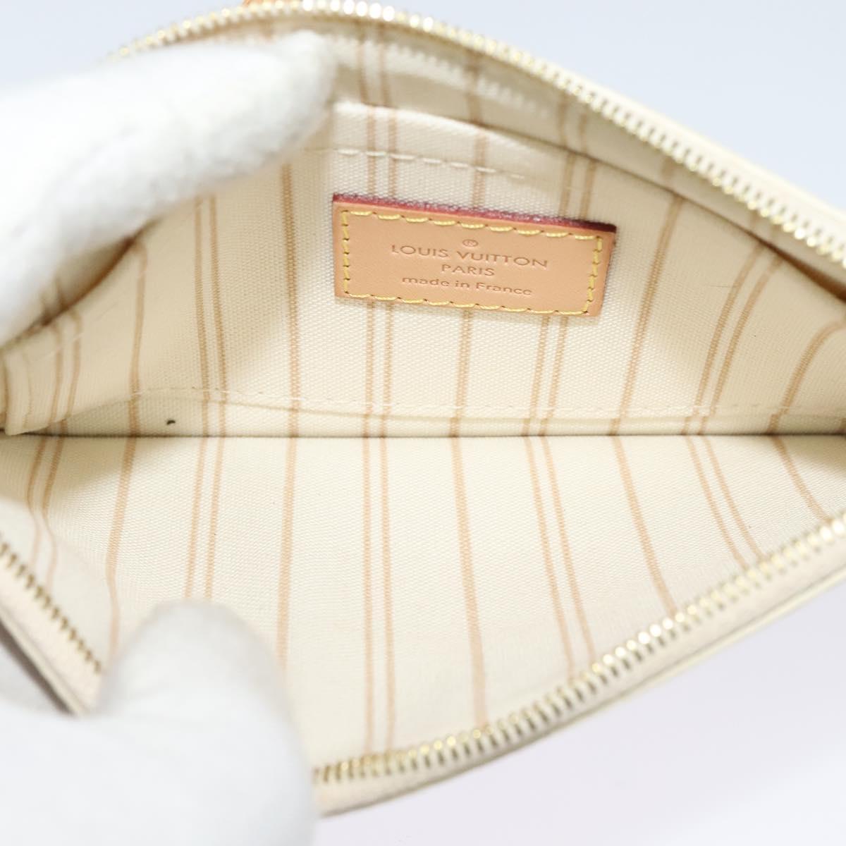 LOUIS VUITTON Damier Azur Neverfull PM Tote Bag N41362 LV Auth 120593