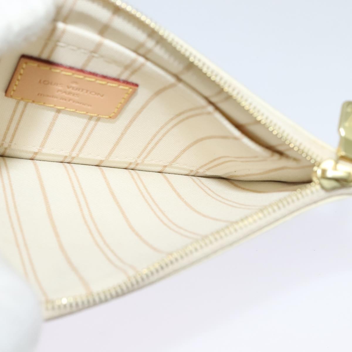 LOUIS VUITTON Damier Azur Neverfull PM Tote Bag N41362 LV Auth 120593