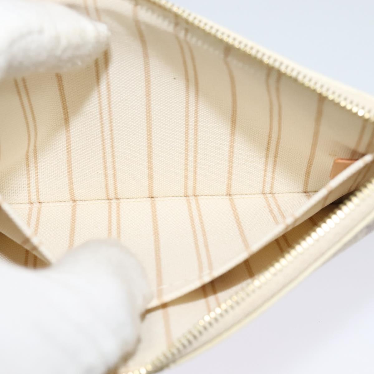 LOUIS VUITTON Damier Azur Neverfull PM Tote Bag N41362 LV Auth 120593