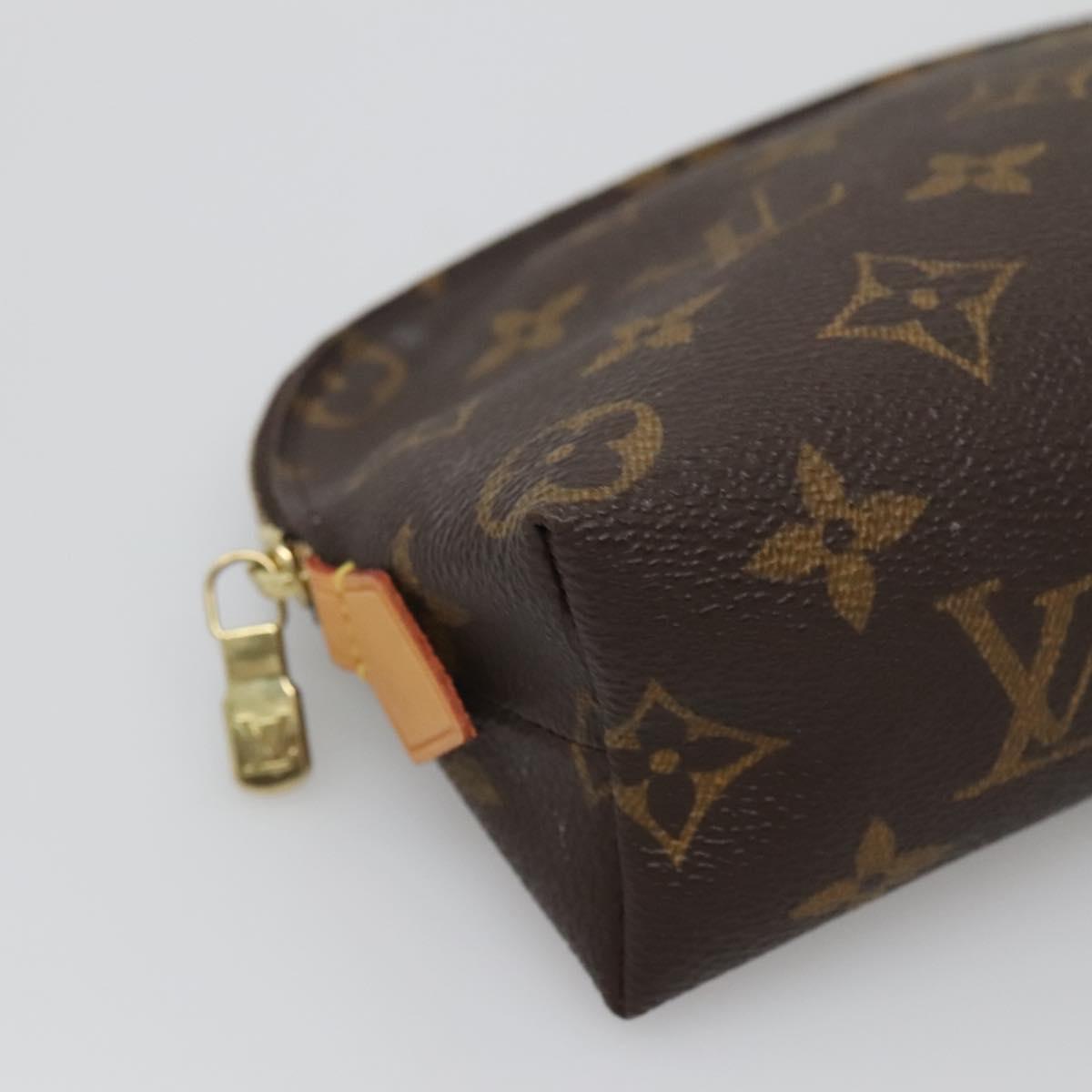 LOUIS VUITTON Monogram Pochette Cosmetic PM Pouch M43998 LV Auth 120596