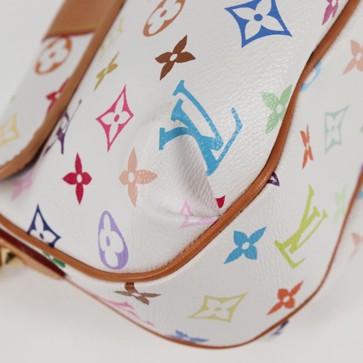 LOUIS VUITTON Monogram Multicolor Patty Shoulder Bag White M40305 Auth 120598SAV