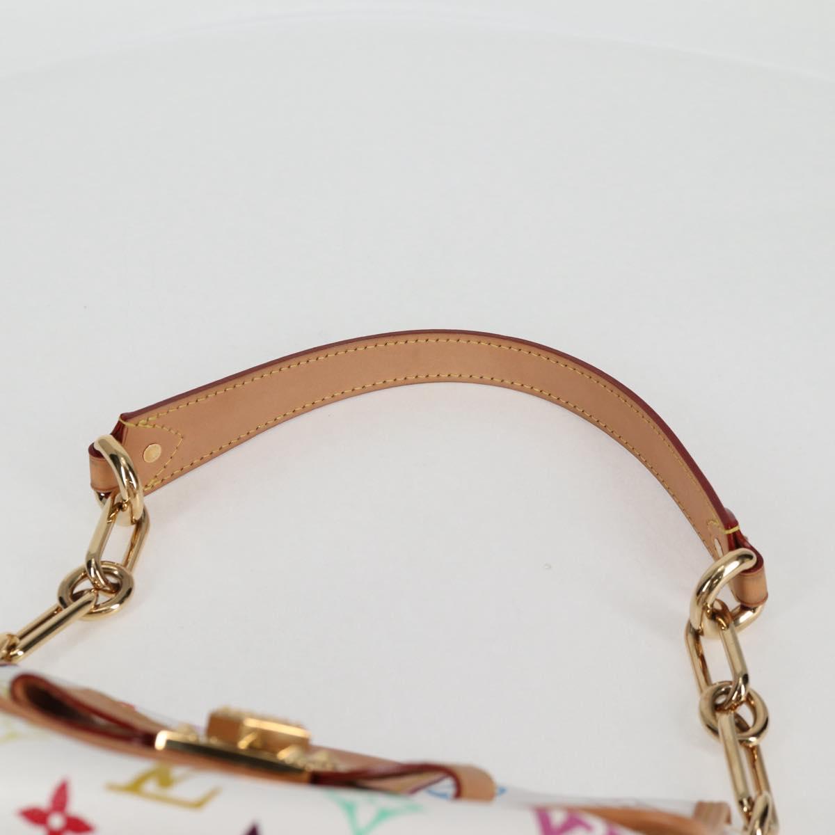 LOUIS VUITTON Monogram Multicolor Patty Shoulder Bag White M40305 Auth 120598V