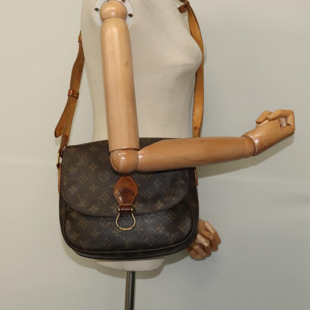 LOUIS VUITTON Monogram Saint Cloud GM Shoulder Bag M51242 LV Auth 120620