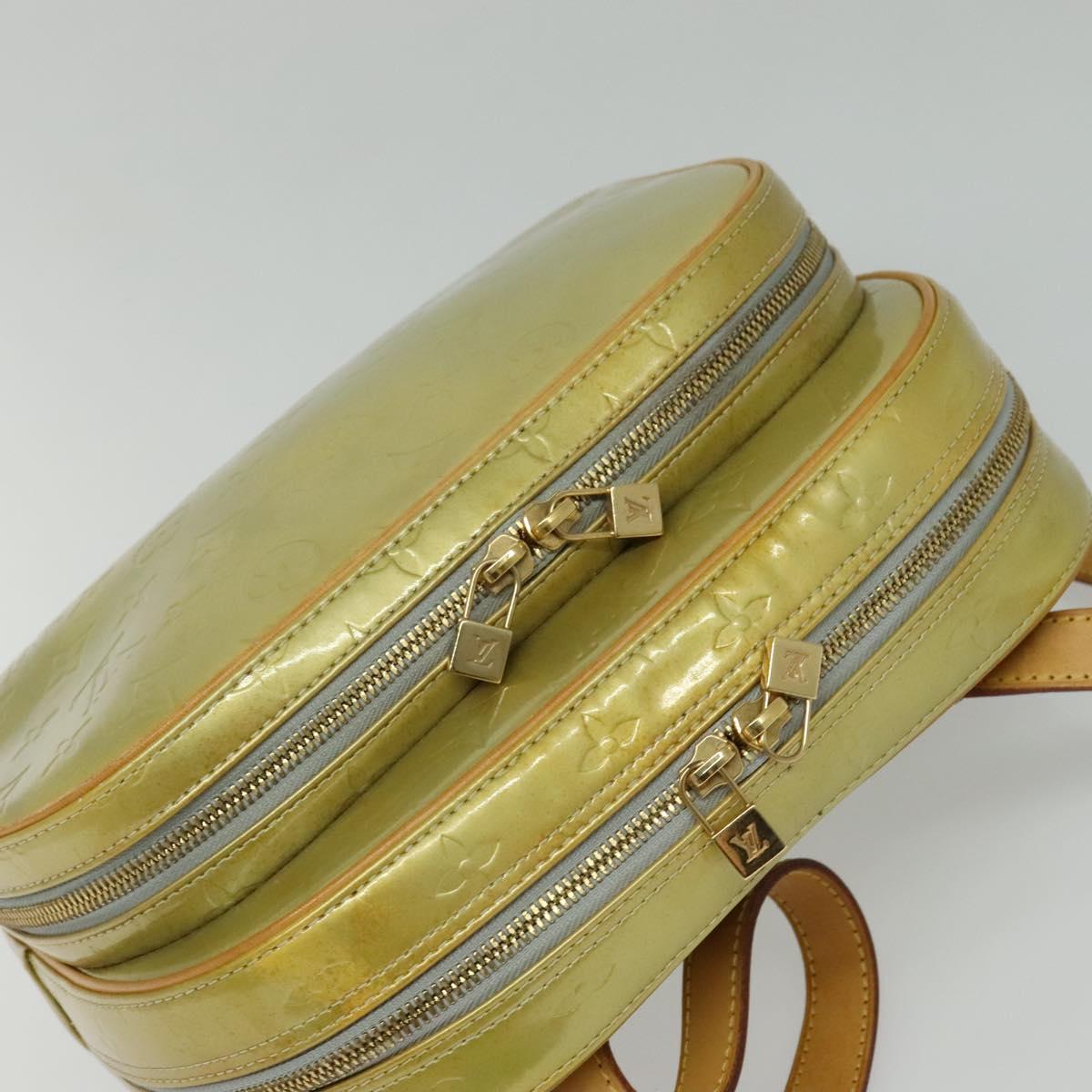 LOUIS VUITTON Monogram Vernis Marley Backpack Gris M91038 LV Auth 120636