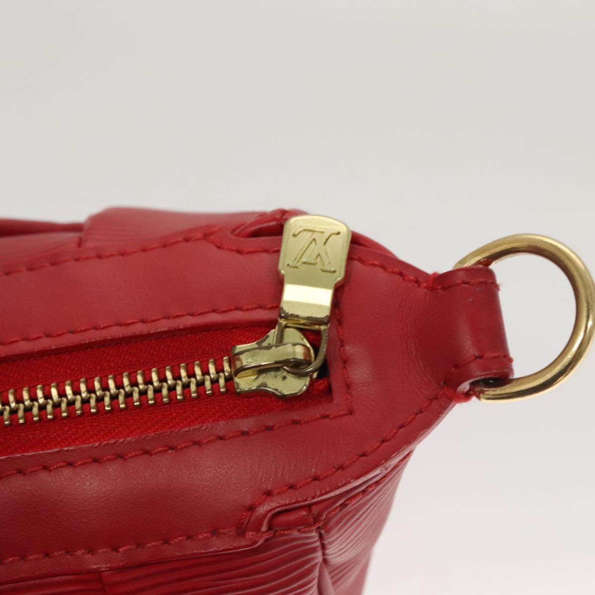 LOUIS VUITTON Epi Danura PM Hand Bag 2way Red M5891E LV Auth 120654