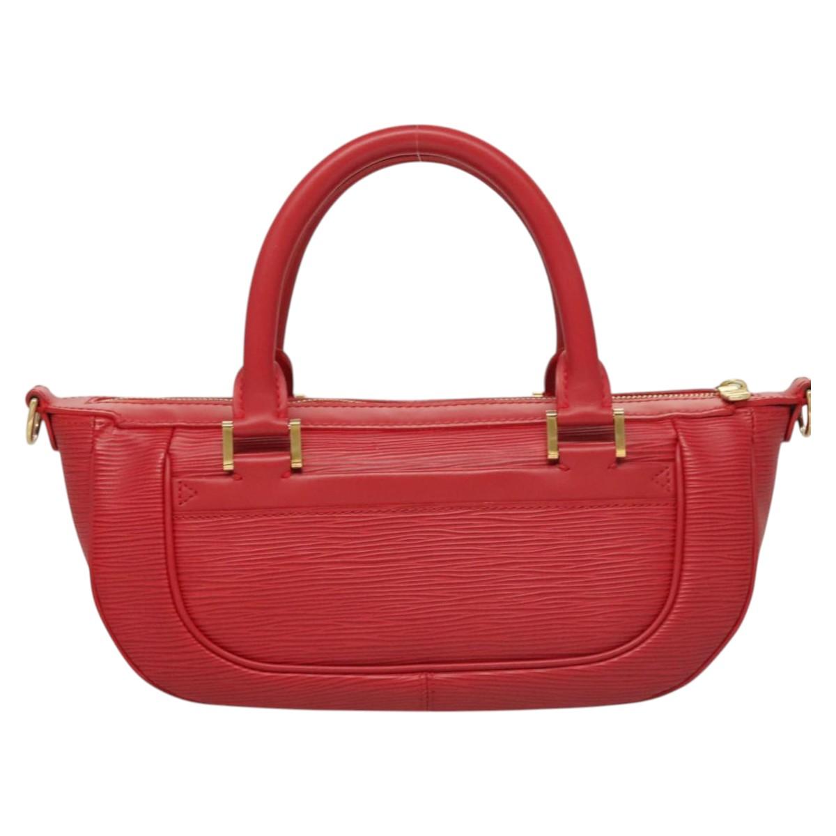 LOUIS VUITTON Epi Danura PM Hand Bag 2way Red M5891E LV Auth 120654