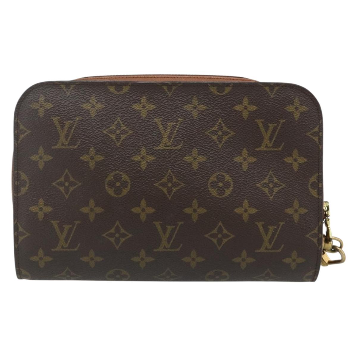 LOUIS VUITTON Monogram Orsay Clutch Bag M51790 LV Auth 120655