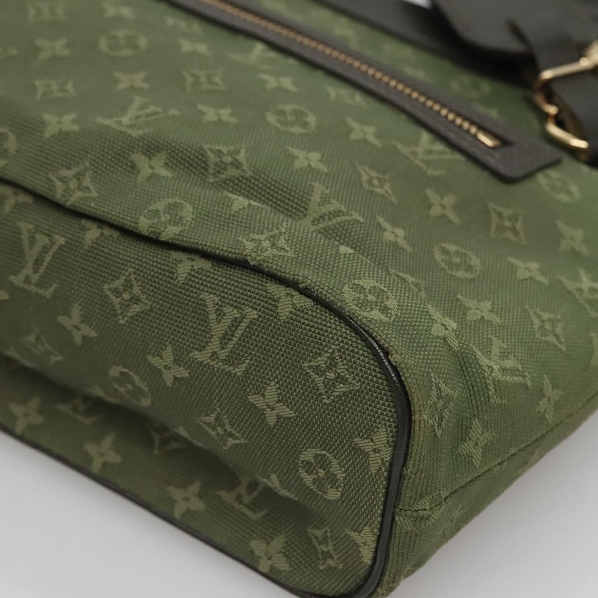 LOUIS VUITTON Monogram Mini Lucille PM Hand Bag TST Khaki M92682 LV Auth 120663