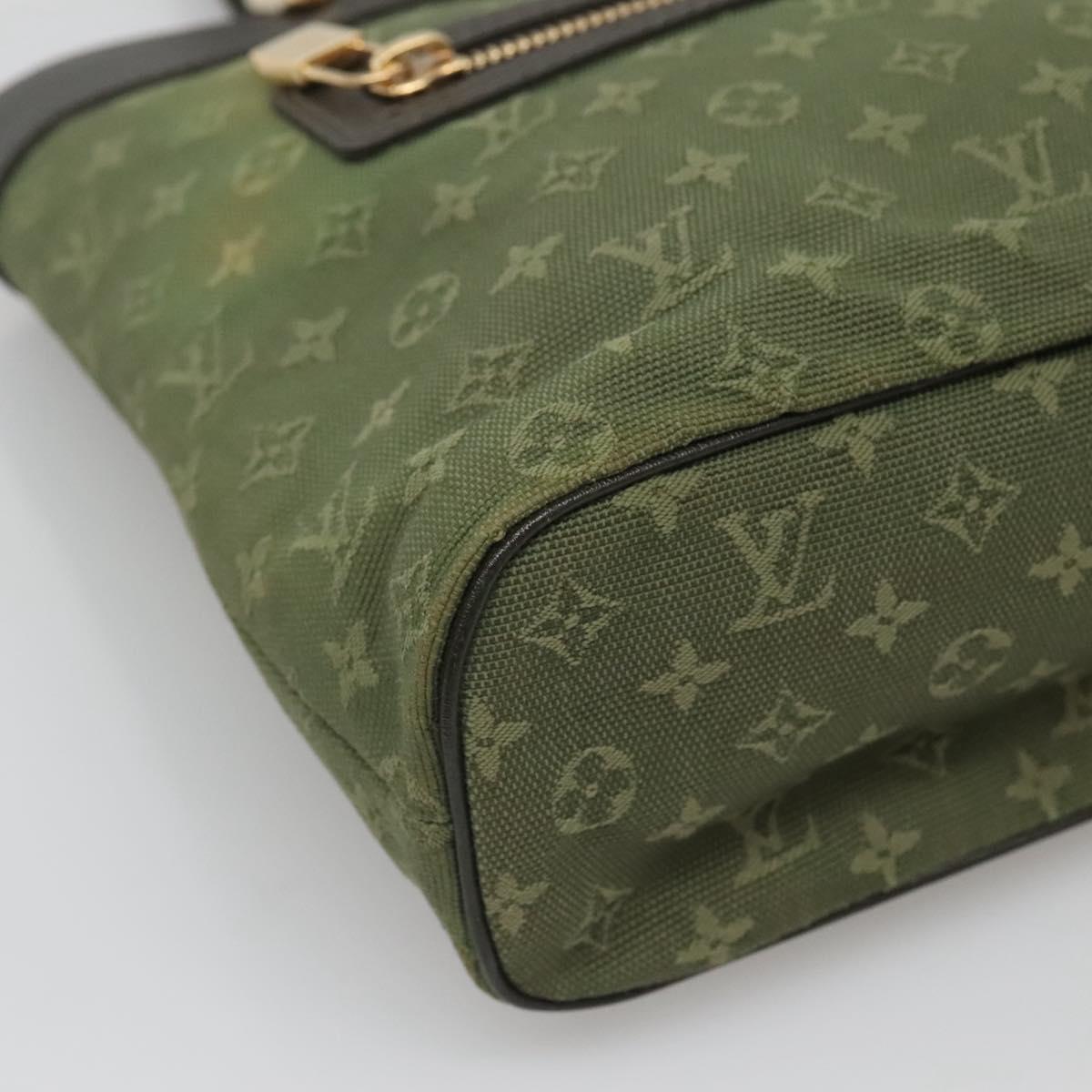 LOUIS VUITTON Monogram Mini Lucille PM Hand Bag TST Khaki M92682 LV Auth 120663