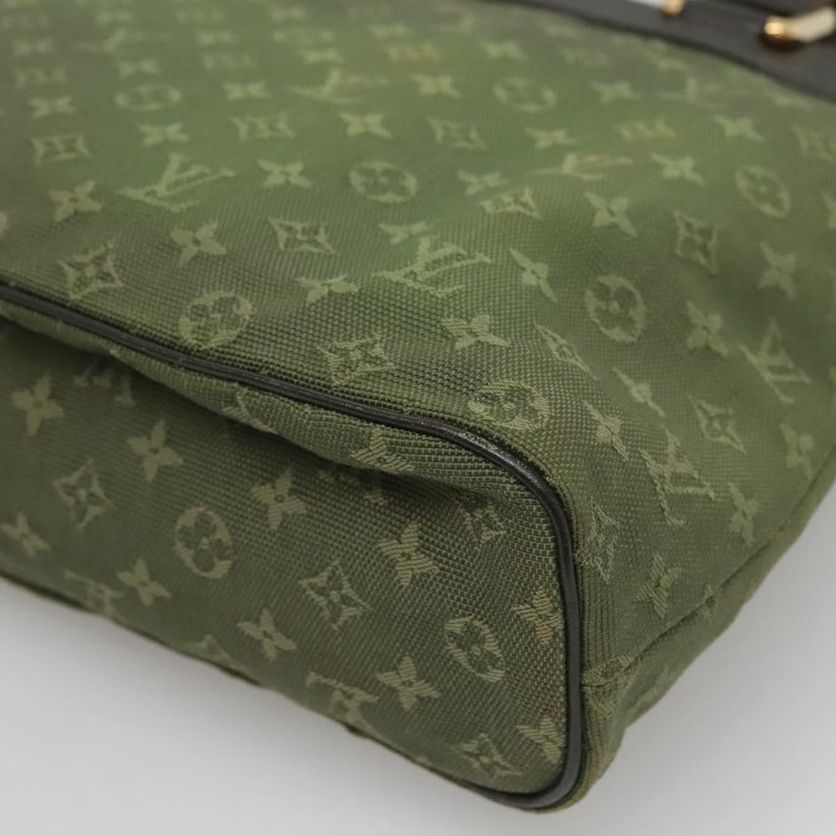 LOUIS VUITTON Monogram Mini Lucille PM Hand Bag TST Khaki M92682 LV Auth 120663