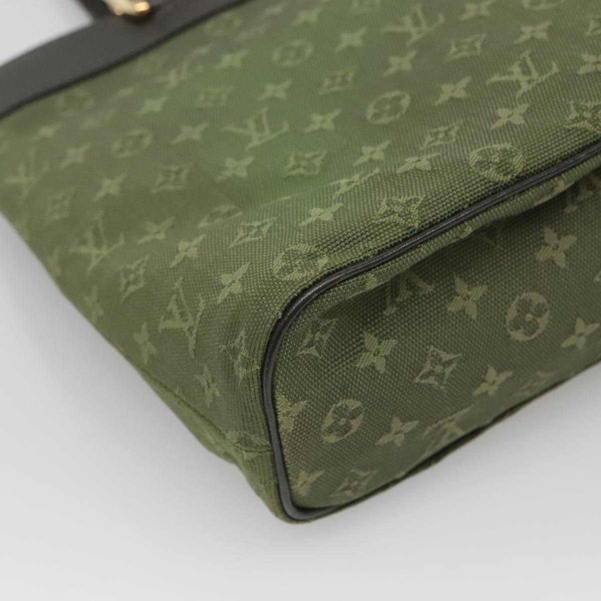 LOUIS VUITTON Monogram Mini Lucille PM Hand Bag TST Khaki M92682 LV Auth 120663