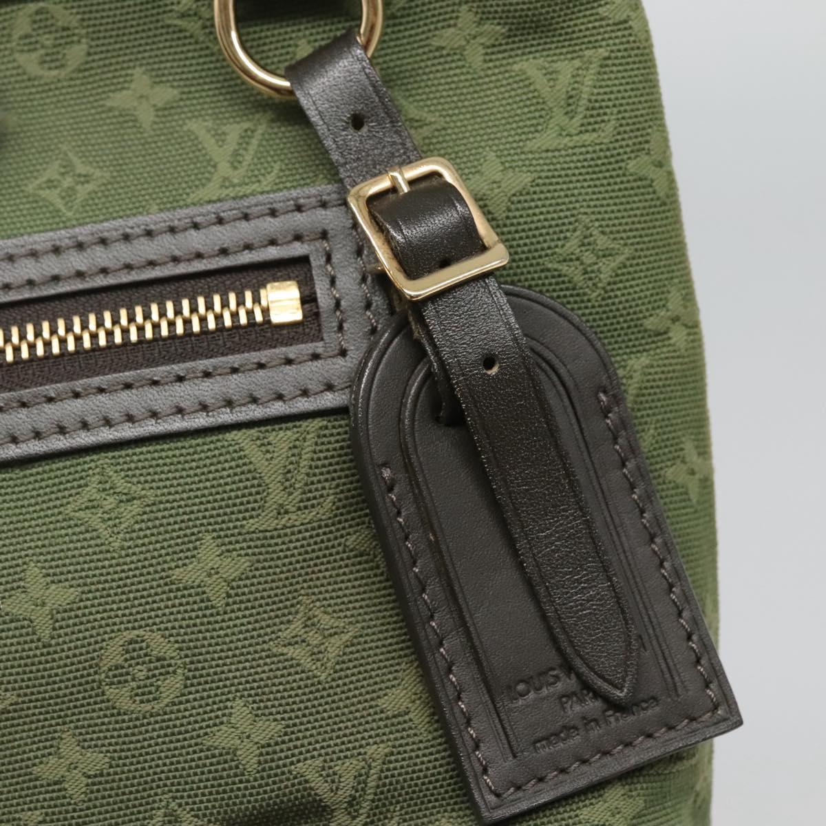 LOUIS VUITTON Monogram Mini Lucille PM Hand Bag TST Khaki M92682 LV Auth 120663
