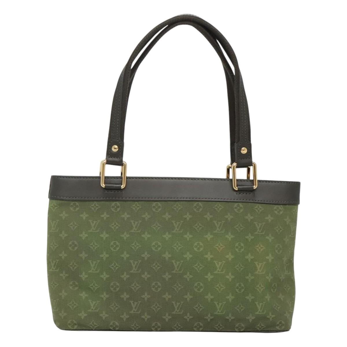 LOUIS VUITTON Monogram Mini Lucille PM Hand Bag TST Khaki M92682 LV Auth 120663