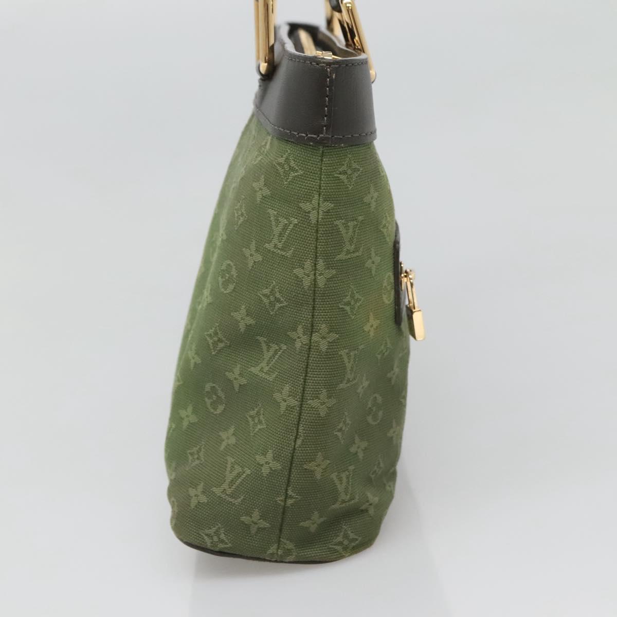 LOUIS VUITTON Monogram Mini Lucille PM Hand Bag TST Khaki M92682 LV Auth 120663