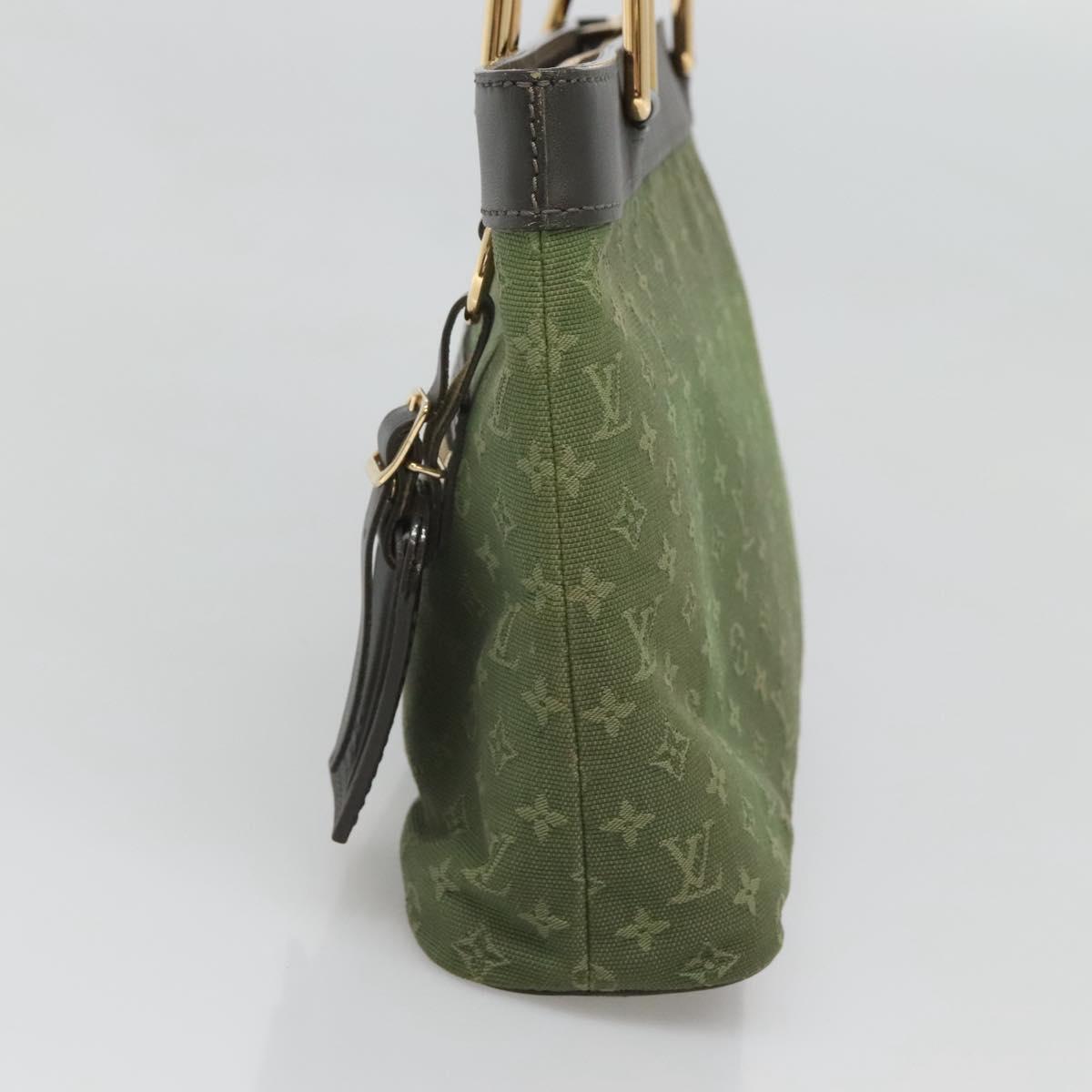LOUIS VUITTON Monogram Mini Lucille PM Hand Bag TST Khaki M92682 LV Auth 120663