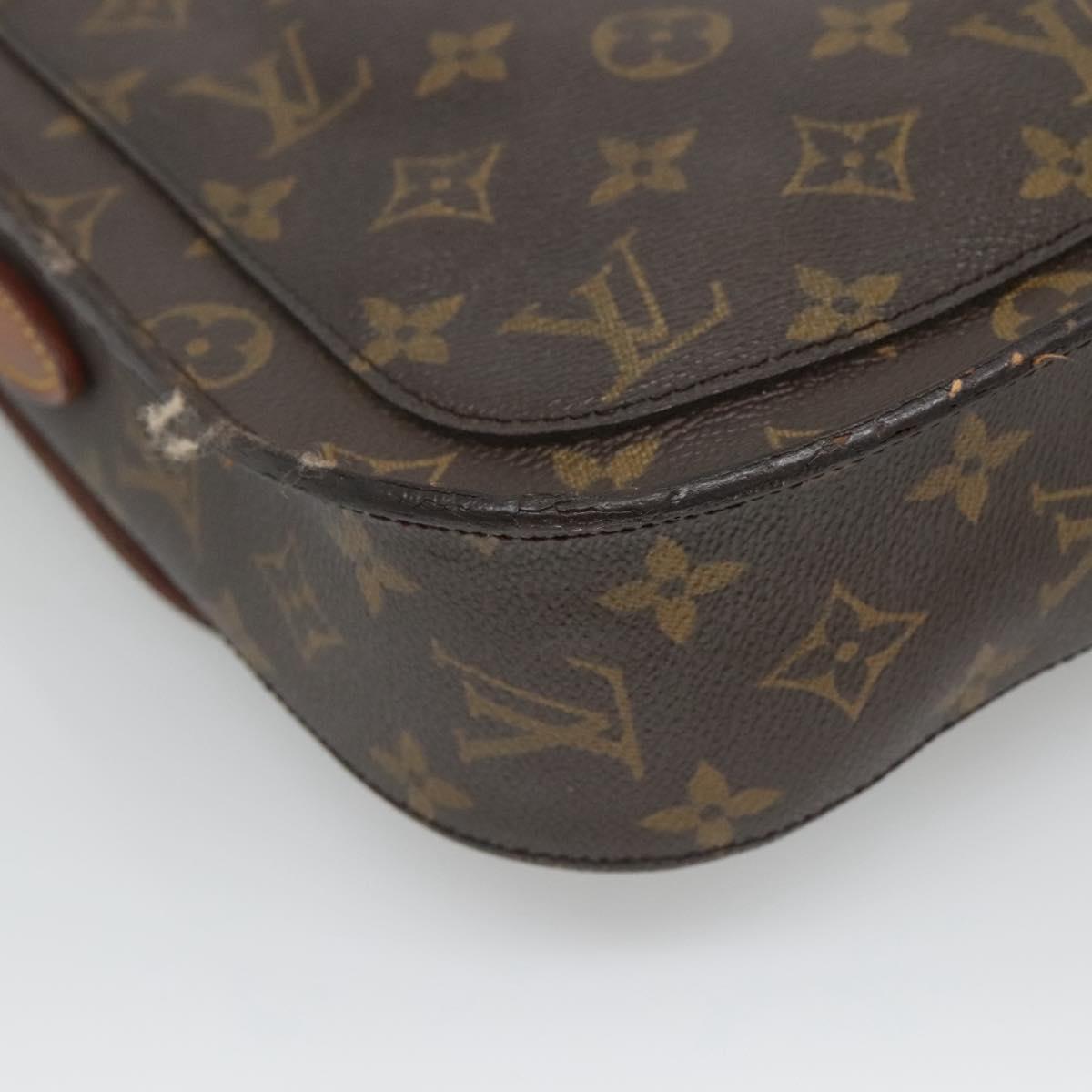 LOUIS VUITTON Monogram Saint Cloud GM Shoulder Bag M51242 LV Auth 120666