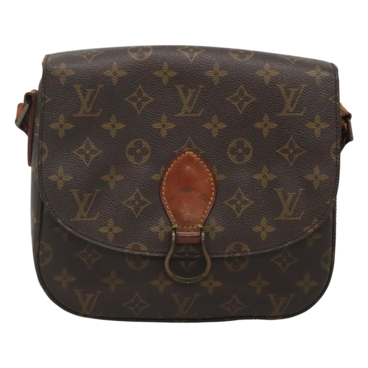 LOUIS VUITTON Monogram Saint Cloud GM Shoulder Bag M51242 LV Auth 120666