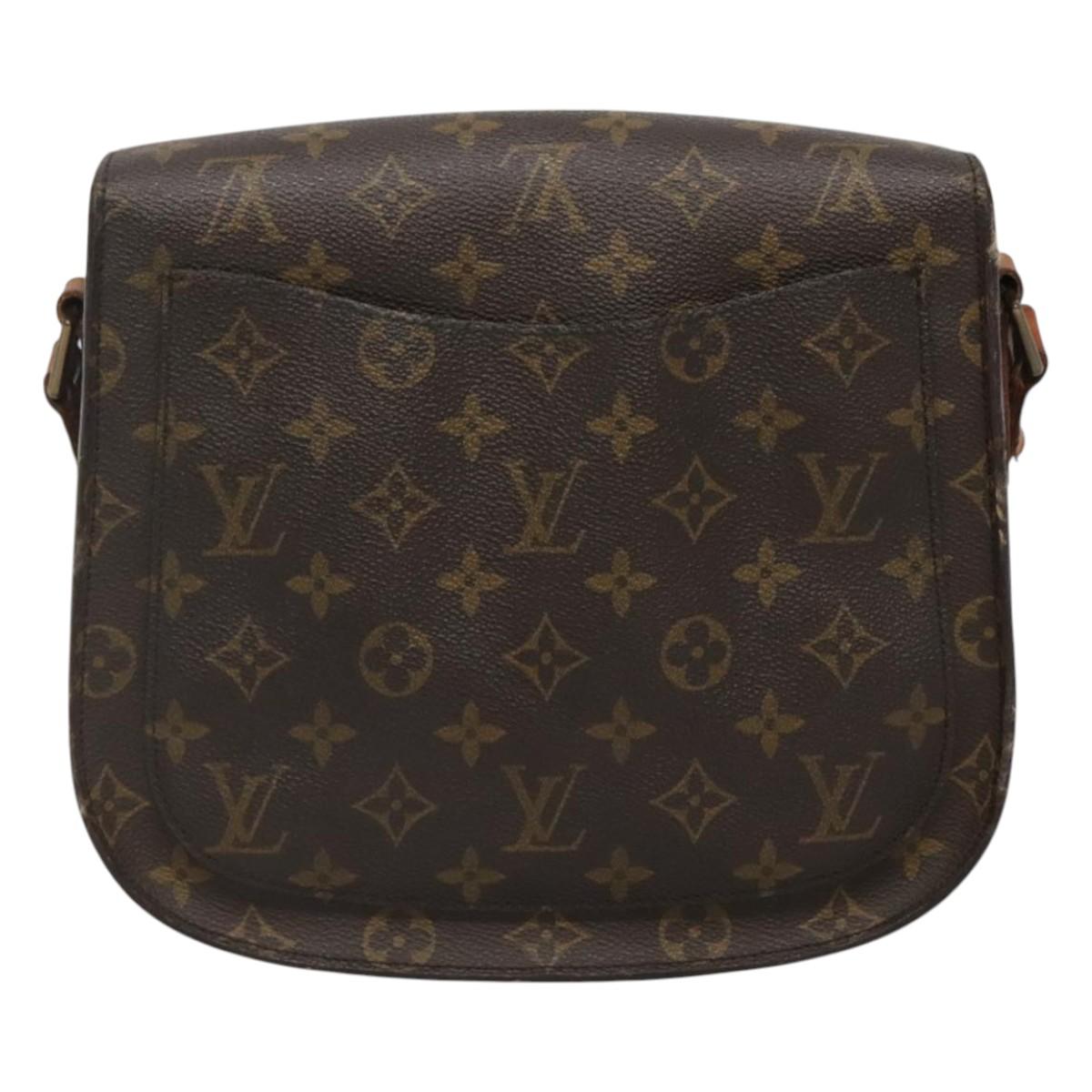 LOUIS VUITTON Monogram Saint Cloud GM Shoulder Bag M51242 LV Auth 120666