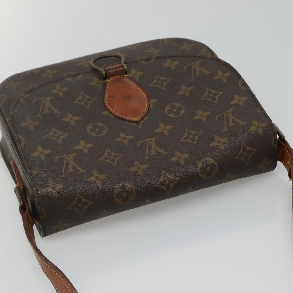 LOUIS VUITTON Monogram Saint Cloud GM Shoulder Bag M51242 LV Auth 120666