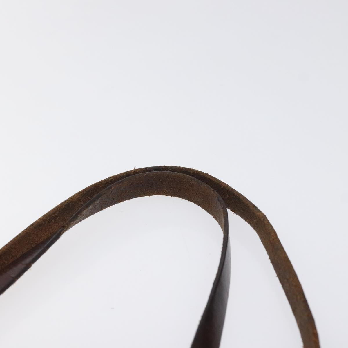 FENDI Zucca Canvas Tote Bag Black Brown Auth 120680