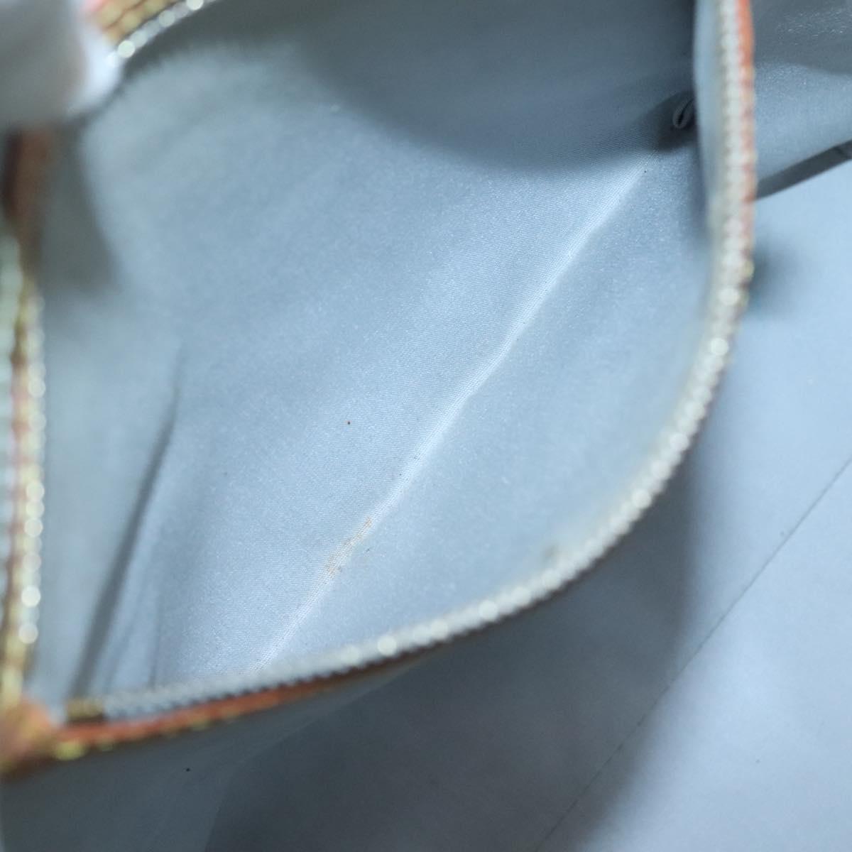 LOUIS VUITTON Monogram Vernis Reade MM Hand Bag Gris M91142 LV Auth 120692