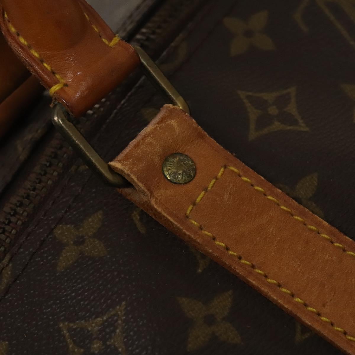 LOUIS VUITTON Monogram Keepall 60 Boston Bag M41422 LV Auth 120701