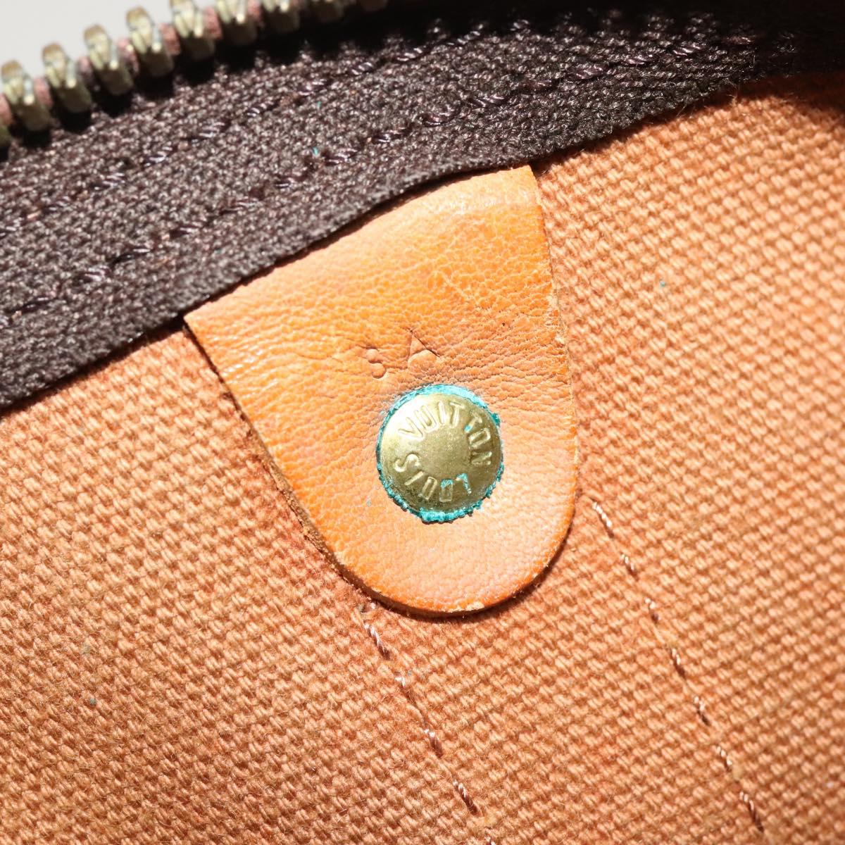 LOUIS VUITTON Monogram Keepall 60 Boston Bag M41422 LV Auth 120701