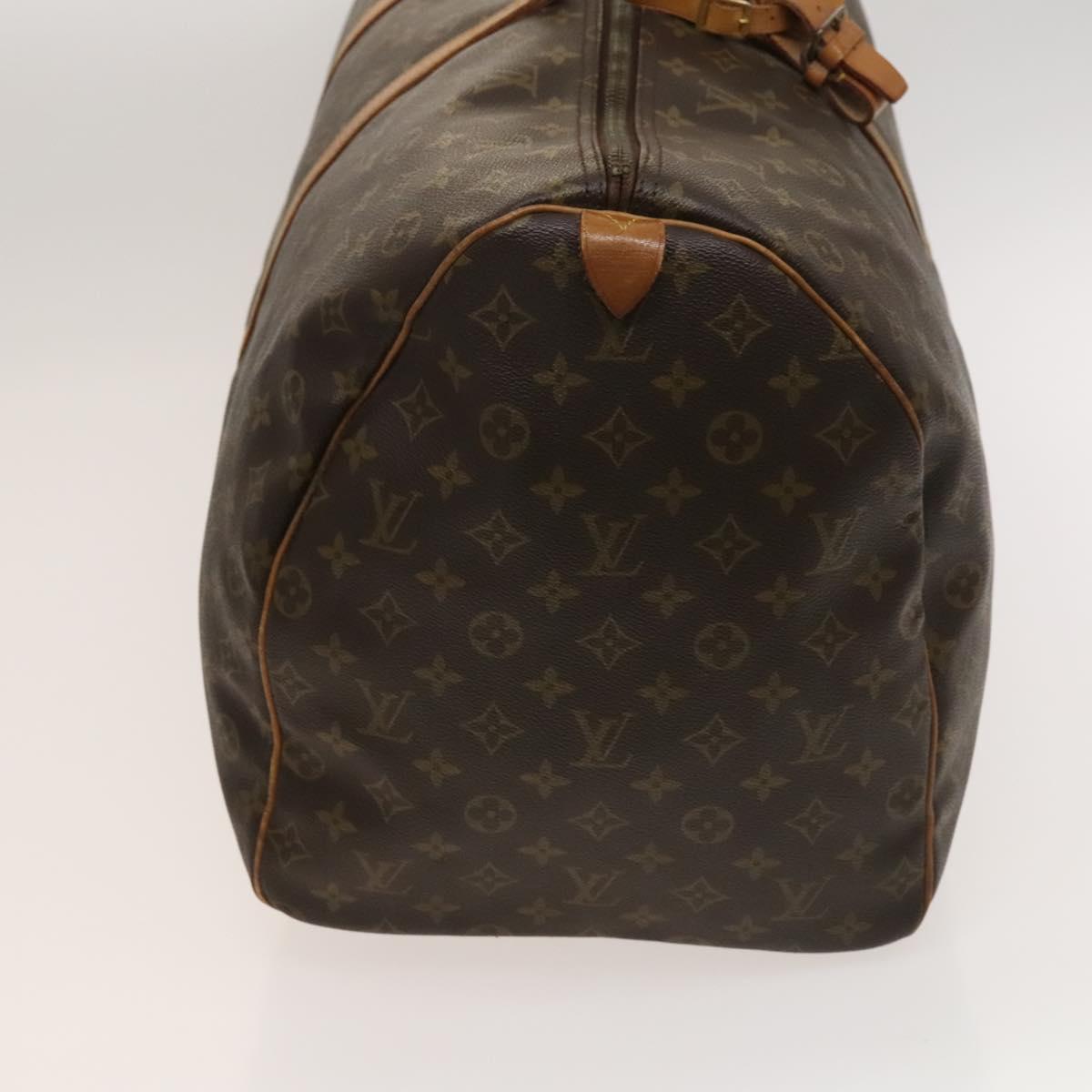LOUIS VUITTON Monogram Keepall 60 Boston Bag M41422 LV Auth 120701