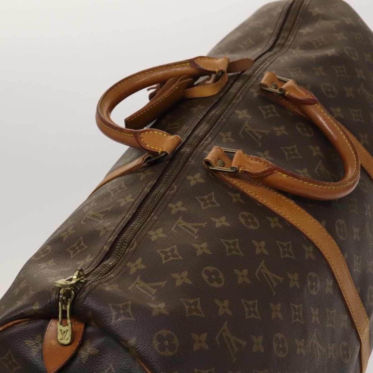 LOUIS VUITTON Monogram Keepall 60 Boston Bag M41422 LV Auth 120701