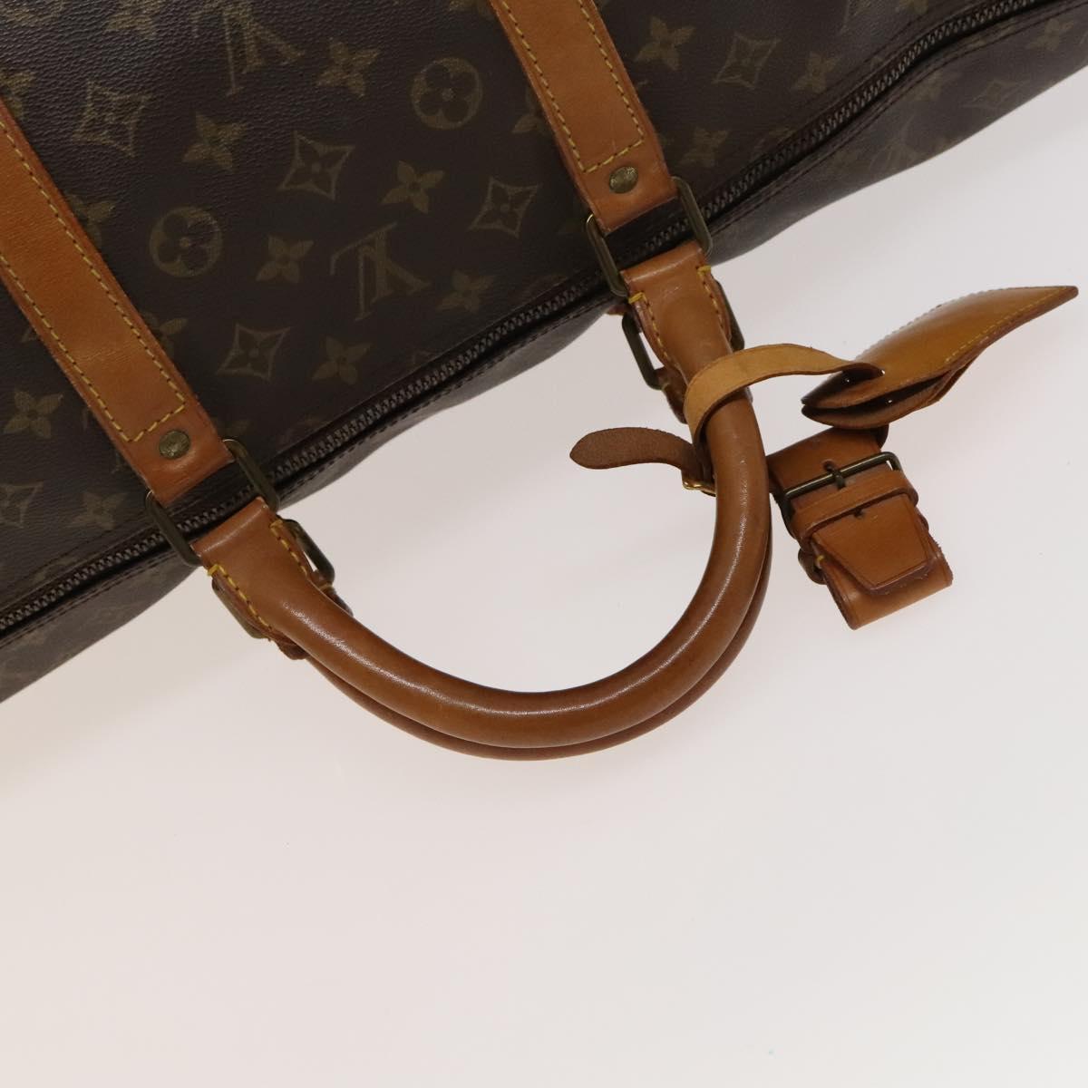 LOUIS VUITTON Monogram Keepall 60 Boston Bag M41422 LV Auth 120701