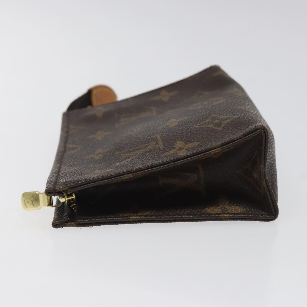 LOUIS VUITTON Monogram Poche Toilette 15 Pouch M47546 LV Auth 120728