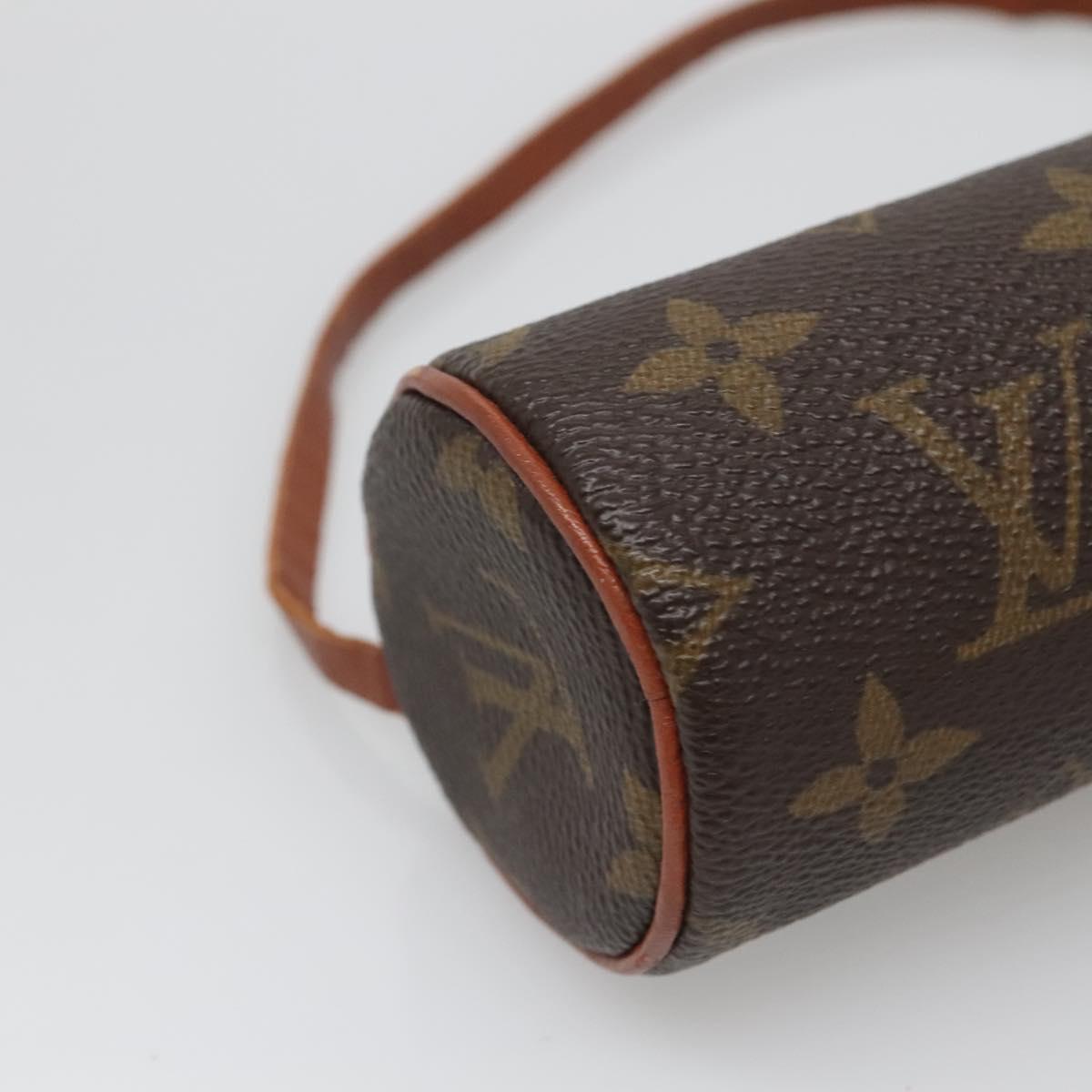 LOUIS VUITTON Monogram Papillon Pouch LV Auth 120732