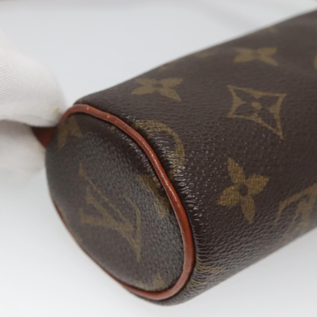 LOUIS VUITTON Monogram Papillon Pouch LV Auth 120732