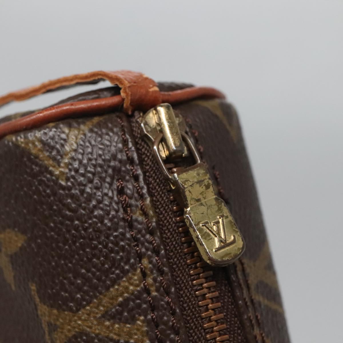LOUIS VUITTON Monogram Papillon Pouch LV Auth 120732