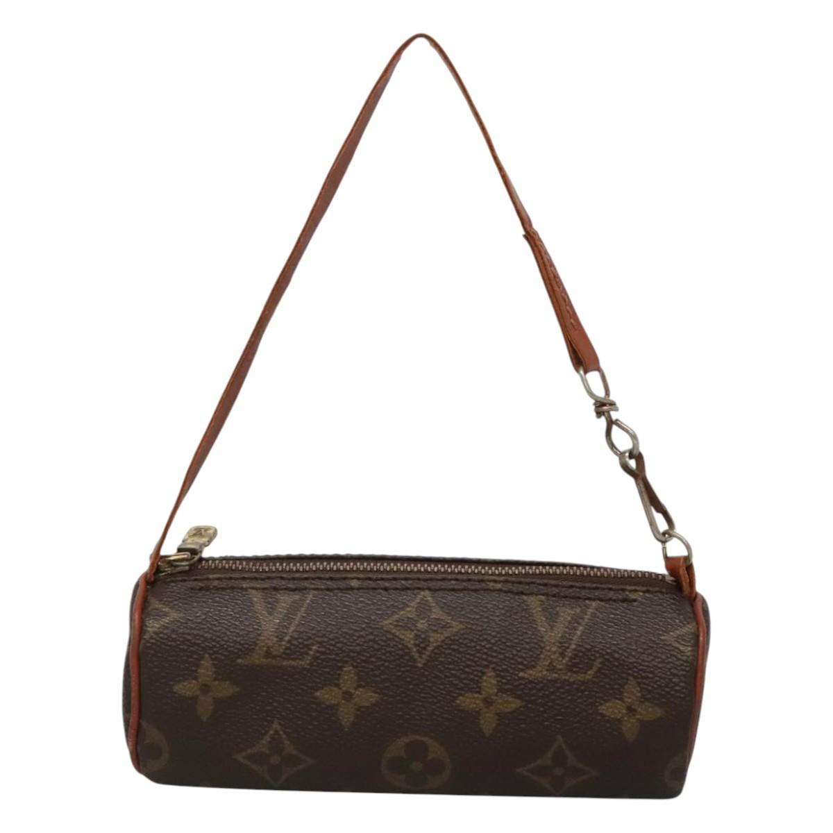 LOUIS VUITTON Monogram Papillon Pouch LV Auth 120732