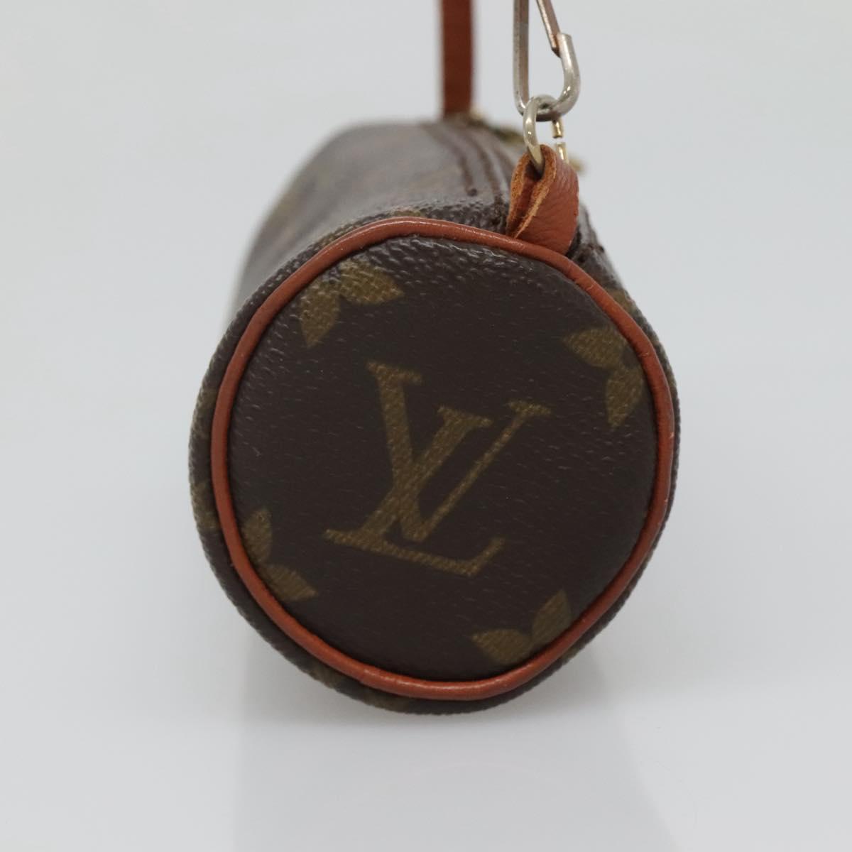 LOUIS VUITTON Monogram Papillon Pouch LV Auth 120732