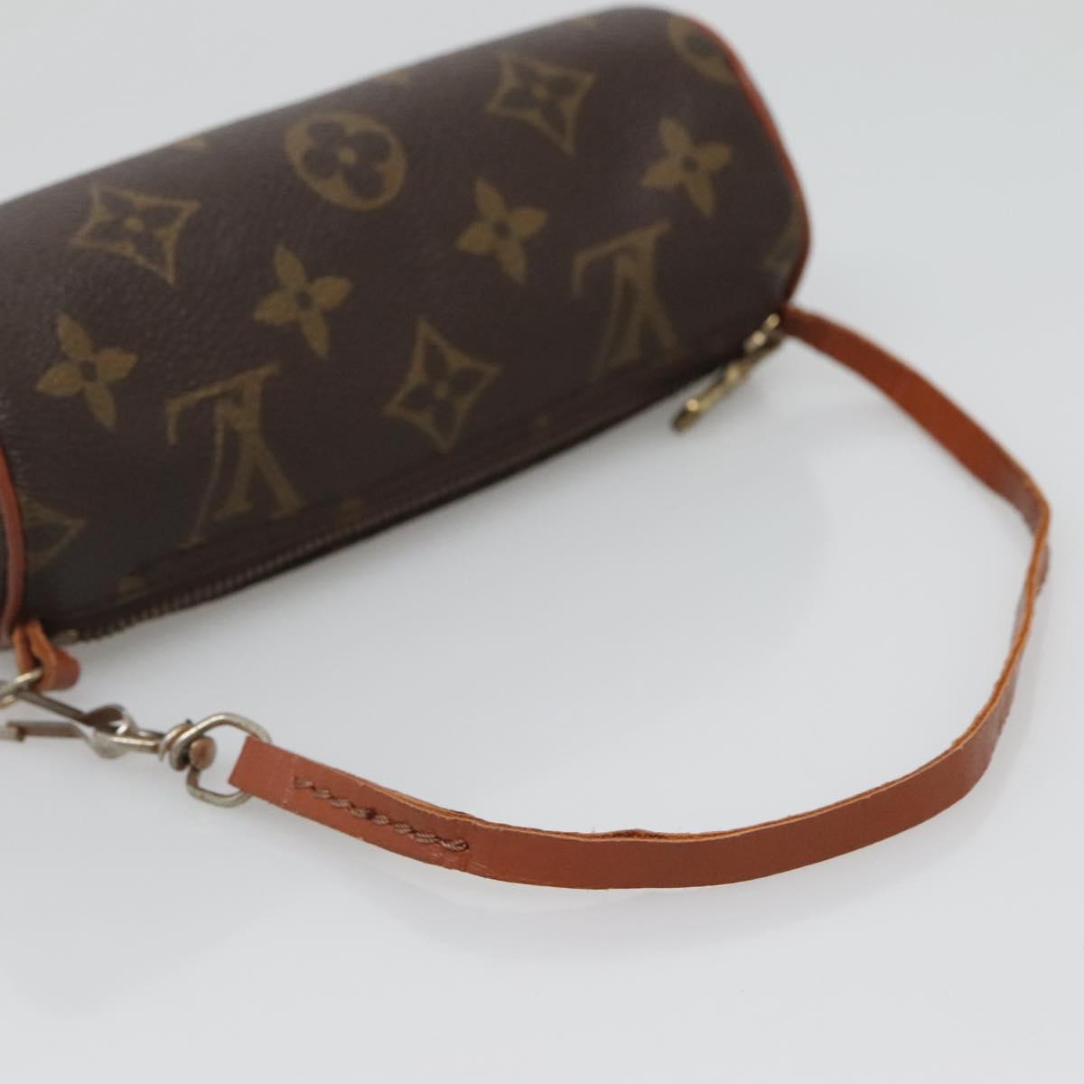 LOUIS VUITTON Monogram Papillon Pouch LV Auth 120732