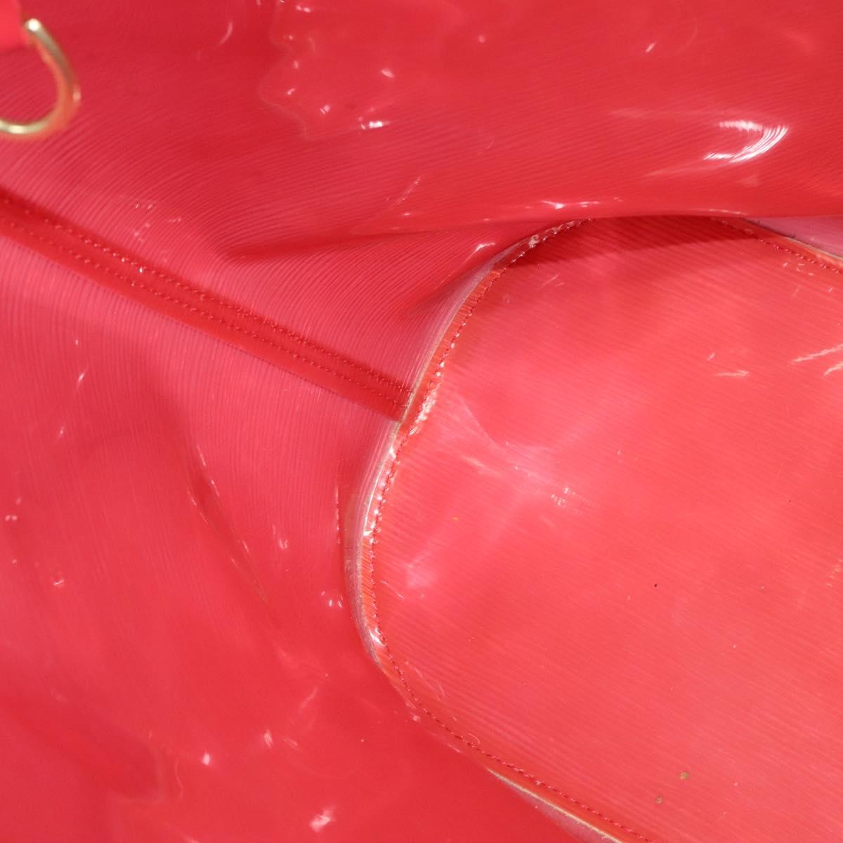 LOUIS VUITTON Epi Plage Lagoon Bay Tote Bag Red M92150 LV Auth 120743
