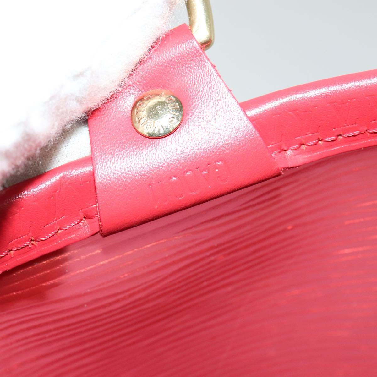 LOUIS VUITTON Epi Plage Lagoon Bay Tote Bag Red M92150 LV Auth 120743