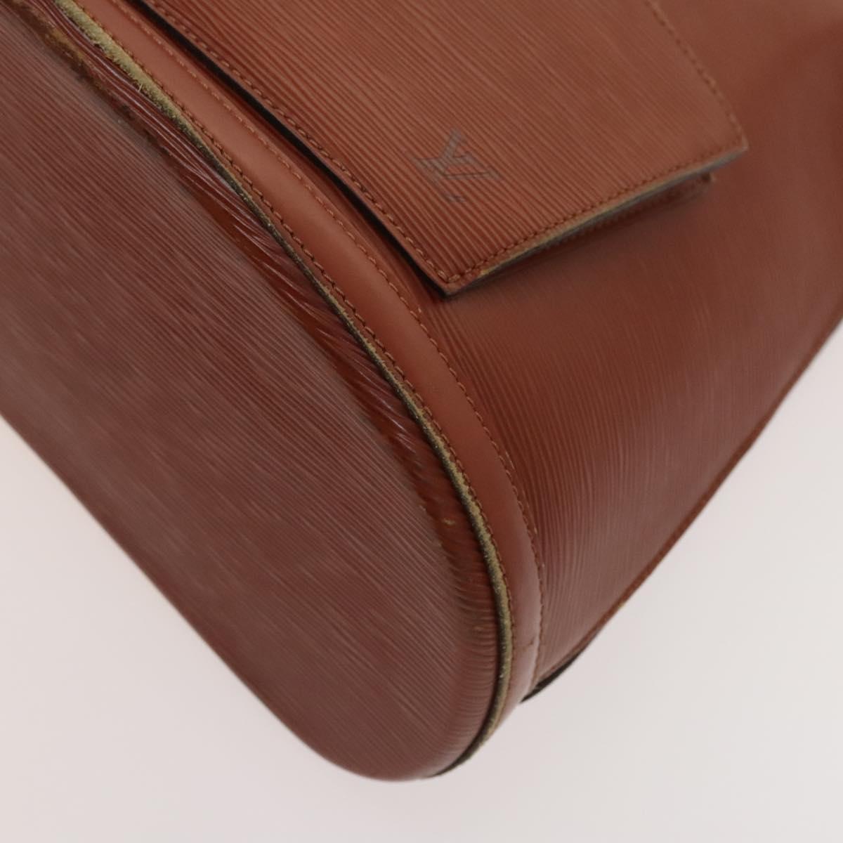 LOUIS VUITTON Epi Coblanc Shoulder Bag Brown M52293 LV Auth 120747